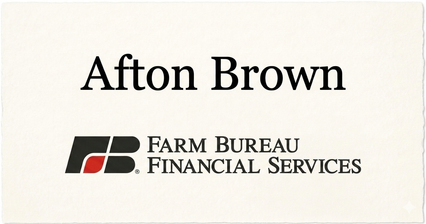 Afton Brown, Farm Bureau Financial Services