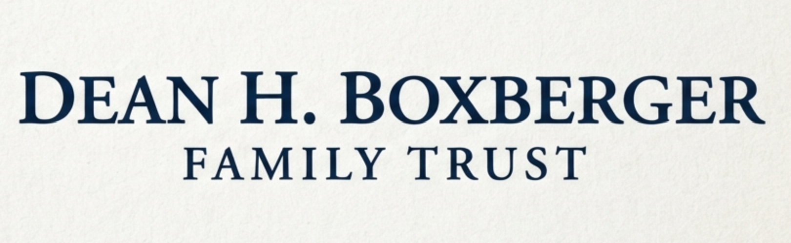 Dean H. Boxberger Family Trust